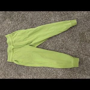 Cute bright green sweats. Size medium.